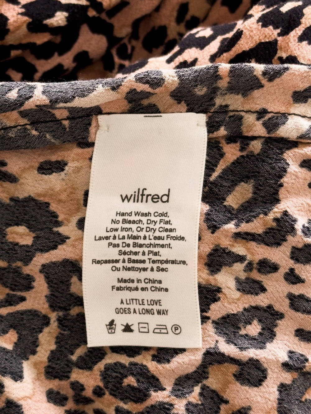 Aritzia Wilfred Leopard Print Midi Skirt - Size 4 - Picture 8 of 11